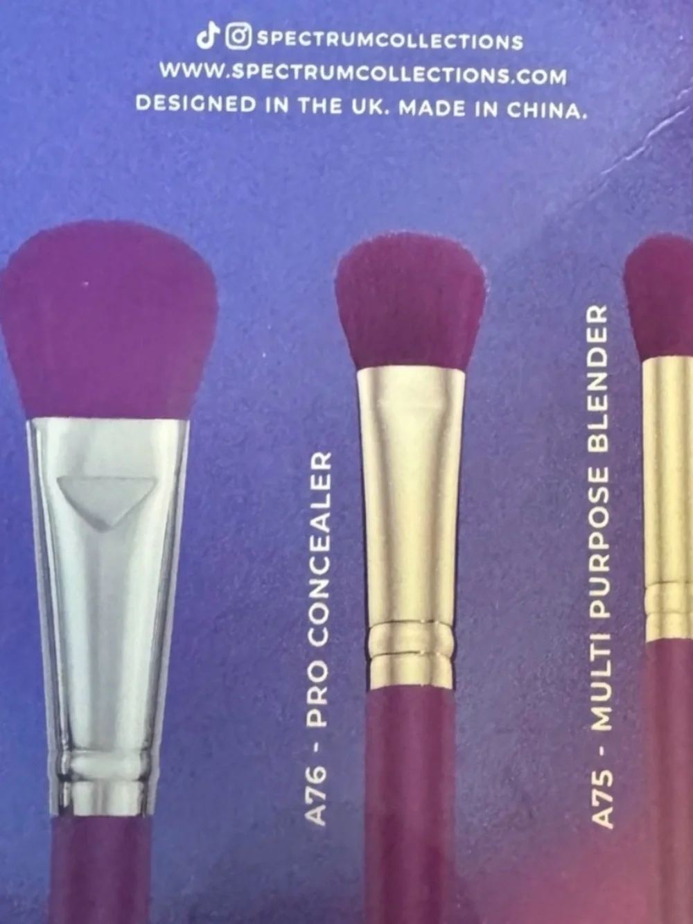 Spectrum 3-Piece Makeup Brush Set